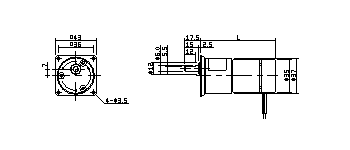 TE-40BLL　外観図